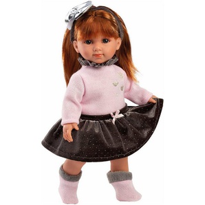 Llorens Stehpuppe Nicole, rothaarig mit Rock, 35cm, Made in Europe