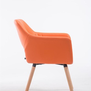 Loberod Dining Chair - Modern - Orange - Wood - 62 cm x 60 cm x 85 cm
