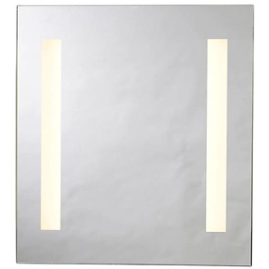 Badspiegel LOEVSCHALL Römö Spiegel Gr. B/H/T: 60 cm x 65 cm x 3,5 cm, silberfarben Badspiegel