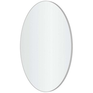 Loevschall Wandspiegel Refine, Wandspiegel Rund für alle Raumtypen, Stilvoller Rahmen, Runder Spiegel für Schlafzimmer, Wohnzimmer, Garderobe und Badezimmer