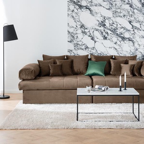 loftscape Bigsofa Candoi III Espresso Samt 278x77x158 cm