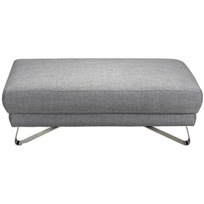 loftscape Hocker Silvano Grau Webstoff 126x42x66 cm (BxHxT) Modern