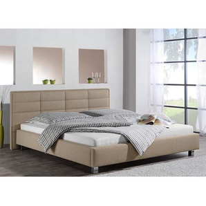 loftscape Polsterbett Parsberg 200x200 cm Webstoff Cappuccino Modern