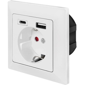 LOGILINK Unterputz-Steckdose PA0262 USB-A USB-C
