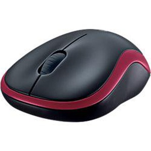 Logitech Maus M185 Rot, Schwarz 7052366