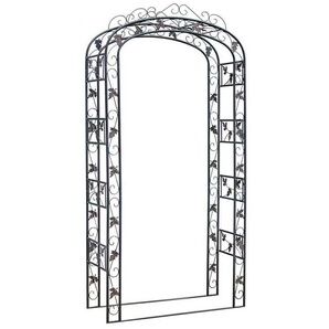Lomsmyr Rose Arch - Modern - Black
