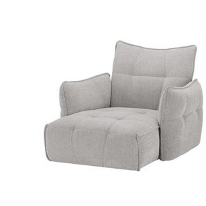 Longchair Jeaneva - grau - Materialmix - 136 cm - 101 cm - cm 157,0 | Möbel Kraft