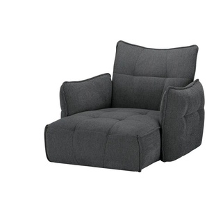 Longchair Jeaneva - grau - Materialmix - 136 cm - 101 cm - cm 157,0 | Möbel Kraft