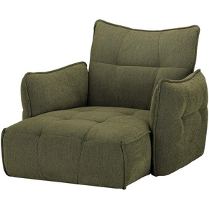 Longchair  Jeaneva ¦ grün ¦ Maße (cm): B: 136 H: 101 T: 157.0