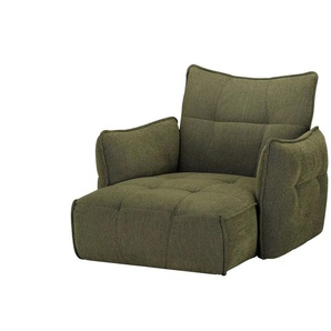 Longchair Jeaneva - grün - Materialmix - 136 cm - 101 cm - cm 157,0 | Möbel Kraft
