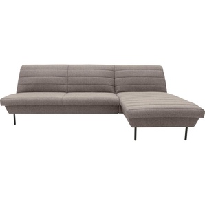 LOOKS by Wolfgang Joop Ecksofa LOOKS IX L-Form, Quersteppung, ohne Armlehnen