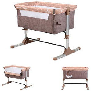 Lorelli Babybett Sleep n Care ab Geburt, Matratze, höhenverstellbar, Öffnung