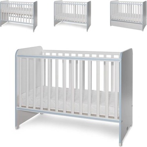 Lorelli Babybett Sweet Dream 124 x 68 x 95 cm Unterbettrahmen mit zwei Ebenen blau 10150540039A