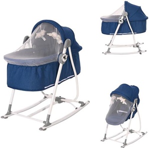 Lorelli Babywiege manuell Alicante 2 in 1 Babywippe Moskitonetz Sonnendach Gurt