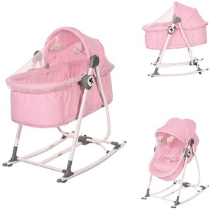Lorelli Babywiege manuell Alicante 2 in 1 Babywippe Moskitonetz Sonnendach Gurt