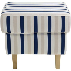 Lorris Hocker Flachgewebe Blau Buche Natur