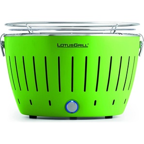 LotusGrill Classic Limettengrün G340 Holzkohlegrill/Tischgrill mit USB-Anschluß 4260023019946