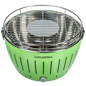 LotusGrill G340 Holzkohlegrill rauchfrei, limetten­grün G-TB-34