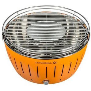 LotusGrill G435 Holzkohlegrill XL rauchfrei, mandarinorange G-OR-435P
