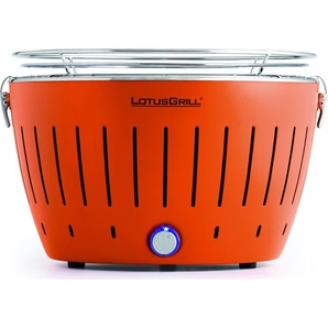 LotusGrill LotusGril Classic Mandarinenorange Holzkohlegrill Tischgrill mit USB-Anschluß 4260023019953
