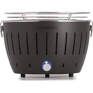 LotusGrill S Small G280 Anthrazitgrau Holzkohlegrill Tischgrill raucharm mit USB
