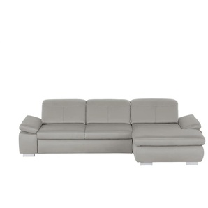 Lounge Collection Ecksofa aus Mikrofaser Kathrin ¦ grau ¦ Maße (cm): B: 309 H: 85 T: 195.0
