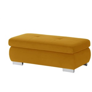 Lounge Collection Polsterhocker  Affair ¦ gelb ¦ Maße (cm): B: 129 H: 47 T: 64.0