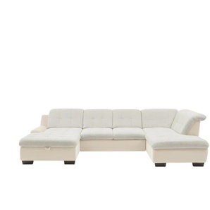 Lounge Collection Wohnlandschaft  Davinci ¦ creme ¦ Maße (cm): B: 346 H: 104 T: 195.0