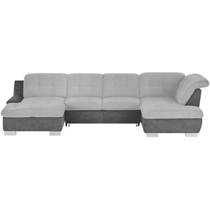 Lounge Collection Wohnlandschaft  Davinci ¦ grau ¦ Maße (cm): B: 346 H: 85 T: 195
