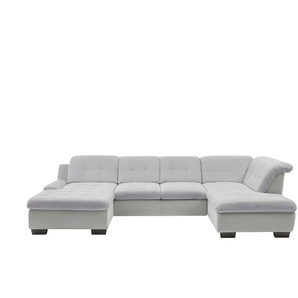 Lounge Collection Wohnlandschaft  Davinci ¦ grau ¦ Maße (cm): B: 346 H: 85 T: 195.0