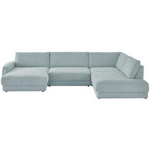 Lounge Collection Wohnlandschaft Erion ¦ blau ¦ Maße (cm): B: 371 H: 83 T: 250.0