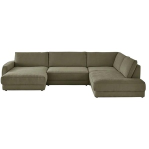Lounge Collection Wohnlandschaft Erion ¦ grün ¦ Maße (cm): B: 371 H: 83 T: 250.0
