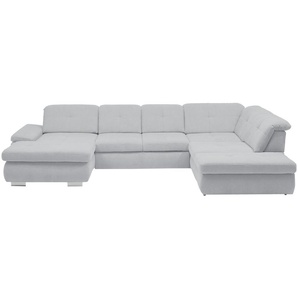 Lounge Collection Wohnlandschaft Flachgewebe  Affair ¦ grau ¦ Maße (cm): B: 371 H: 100 T: 260