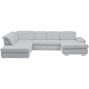 Lounge Collection Wohnlandschaft Flachgewebe  Affair ¦ grau ¦ Maße (cm): B: 371 H: 100 T: 260.0