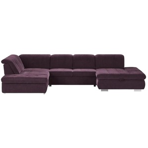 Lounge Collection Wohnlandschaft mit verschiedenen Funktionen Spencer ¦ lila/violett ¦ Maße (cm): B: 382 H: 102 T: 260.0