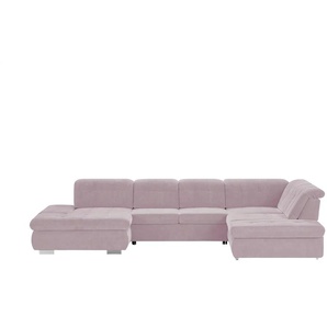 Lounge Collection Wohnlandschaft mit verschiedenen Funktionen Spencer ¦ lila/violett ¦ Maße (cm): B: 382 H: 102 T: 260.0