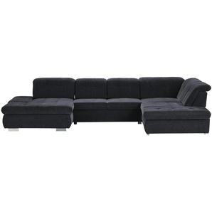 Lounge Collection Wohnlandschaft mit verschiedenen Funktionen Spencer ¦ blau ¦ Maße (cm): B: 382 H: 102 T: 260.0