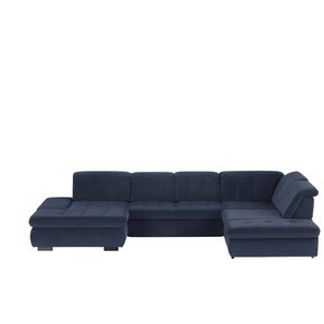Lounge Collection Wohnlandschaft  Spencer ¦ blau ¦ Maße (cm): B: 382 H: 102 T: 260.0