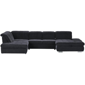 Lounge Collection Wohnlandschaft  Spencer ¦ blau ¦ Maße (cm): B: 382 H: 102 T: 260