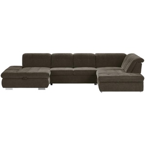 Lounge Collection Wohnlandschaft mit verschiedenen Funktionen Spencer ¦ braun ¦ Maße (cm): B: 382 H: 102 T: 260.0