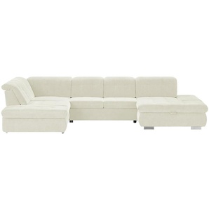 Lounge Collection Wohnlandschaft mit verschiedenen Funktionen Spencer ¦ creme ¦ Maße (cm): B: 382 H: 102 T: 260.0