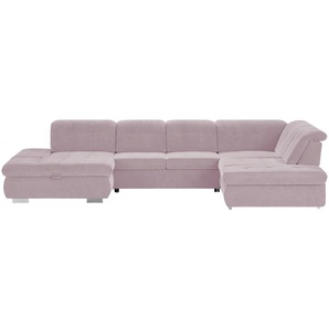 Lounge Collection Wohnlandschaft mit verschiedenen Funktionen Spencer ¦ lila/violett ¦ Maße (cm): B: 382 H: 102 T: 260.0