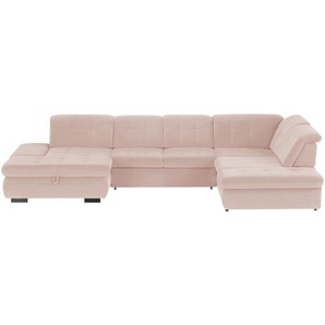 Lounge Collection Wohnlandschaft  Spencer ¦ rosa/pink ¦ Maße (cm): B: 382 H: 84 T: 260