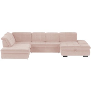 Lounge Collection Wohnlandschaft  Spencer ¦ rosa/pink ¦ Maße (cm): B: 382 H: 84 T: 260