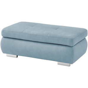 Lounge Collection XXL- Hocker aufklappbar Affair ¦ blau ¦ Maße (cm): B: 129 T: 64.0