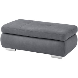 Lounge Collection XXL- Hocker  aufklappbar  Affair ¦ grau ¦ Maße (cm): B: 129 H: 47 T: 64.0