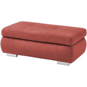 Lounge Collection XXL- Hocker  aufklappbar  Affair ¦ rot ¦ Maße (cm): B: 129 H: 47 T: 64.0