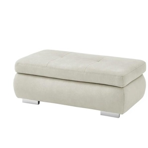 Lounge Collection XXL- Hocker  aufklappbar  Affair ¦ weiß ¦ Maße (cm): B: 129 H: 47 T: 64.0
