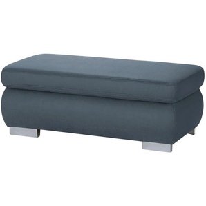 Lounge Collection XXL-Hocker Kathrin ¦ blau ¦ Maße (cm): B: 129 H: 47 T: 64.0