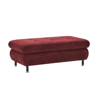 Lounge Collection XXL-Hocker  Sally ¦ rot ¦ Maße (cm): B: 129 H: 47 T: 64.0